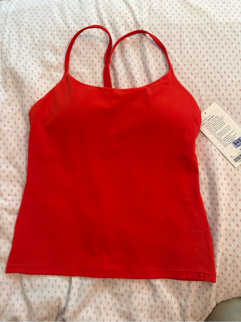 lululemon athletica Red Double-Strap Camisole